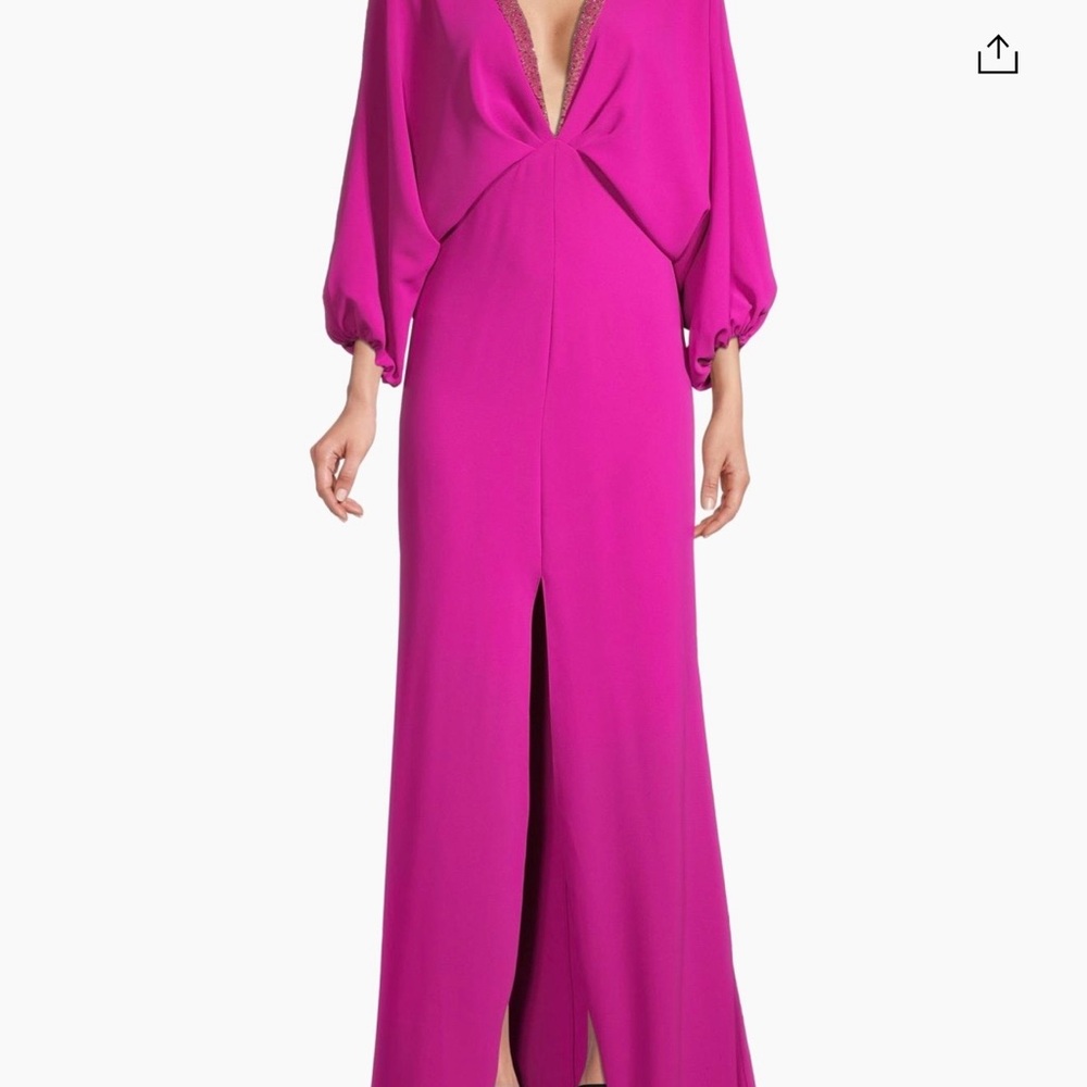 Sachin + Babi Magenta Gabby Gown - Picture 2 of 7